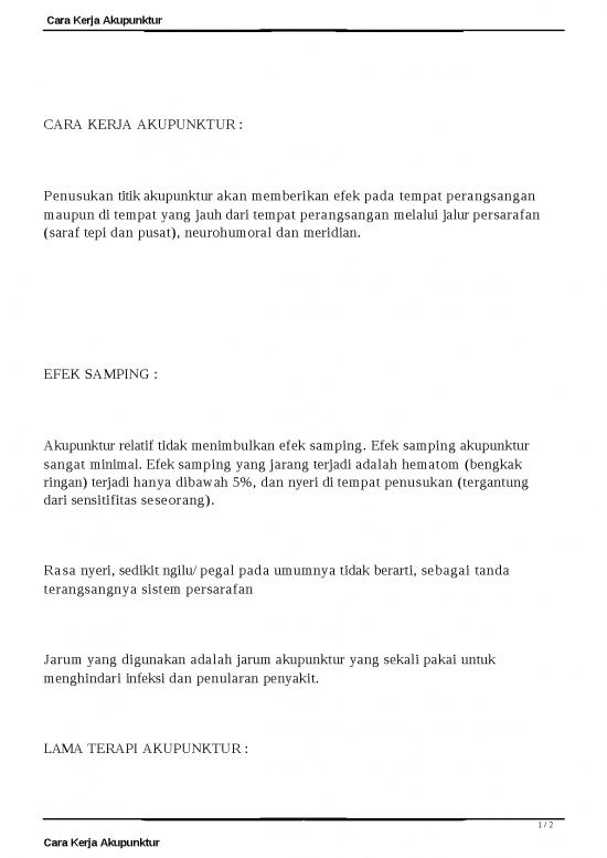 picture_Pengenalan Akupunktur | Akupunktur